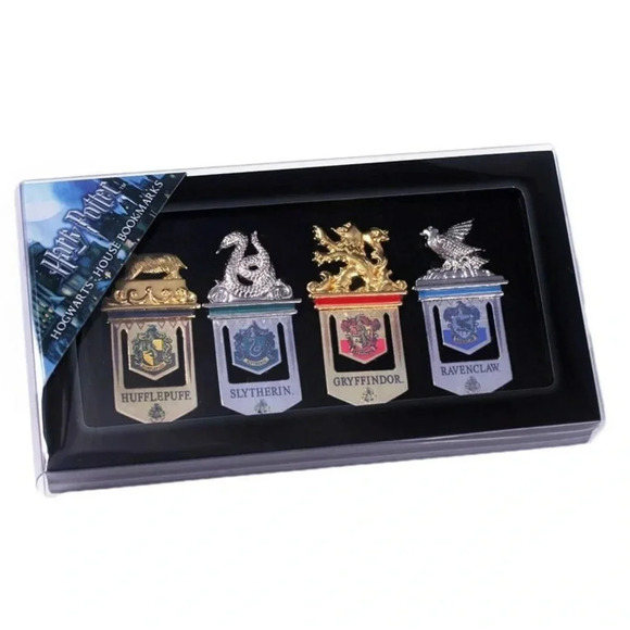 NIB Harry Potter Hogwarts House Bookmarks - Picture 1 of 6